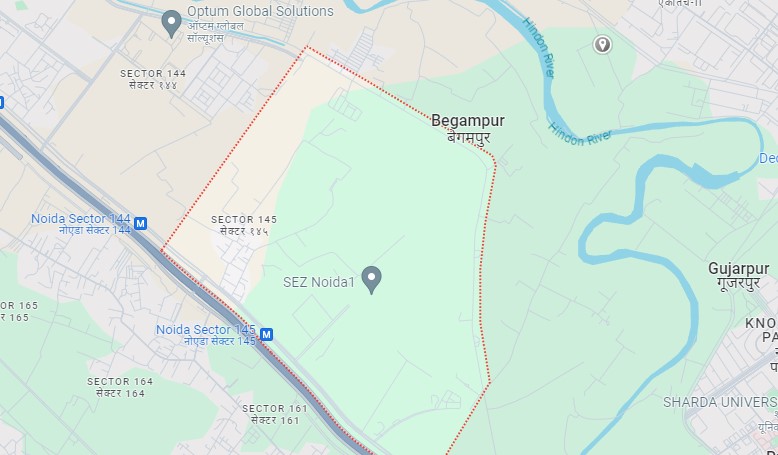 Shriram GST Road Location Map